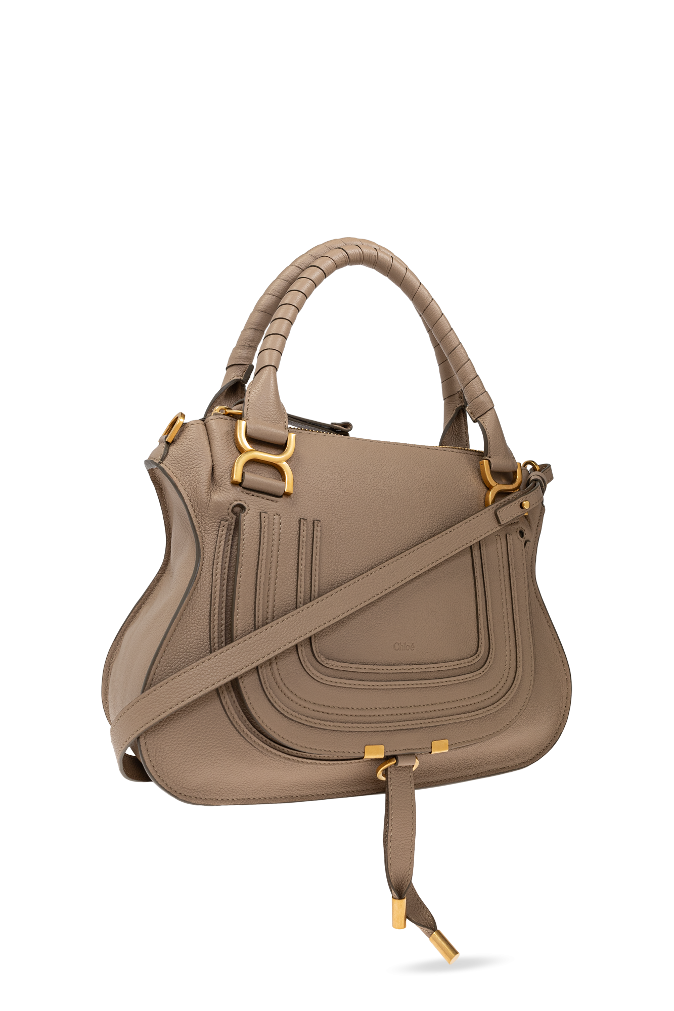 ハンドバッグ Chloe Marcie Medium Double Carry Deep Denim Chloe Marcie Small Double Carry Satchel Bag in Shiny